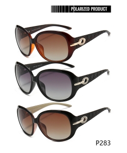 1 Dozen Pack Designer Inspired Womens Polarized Fashion Sunglasses P283
