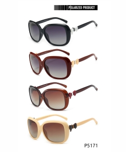 1 Dozen Designer Inspired Women’s Polarized Fashion Sunglasses P5171