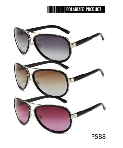 1 Dozen Pack Designer Inspired Aviation Sunglasses P588