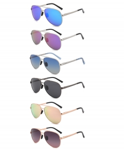 1 Dozen Pack Assorted Color Fashion Sunglasses P6403