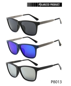 1 Dozen Pack Designer Inspired men’s Polarized Fashion Sunglasses P8013