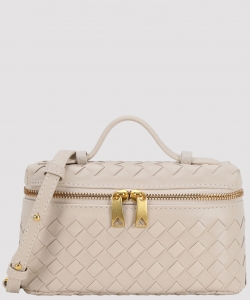 Gilded Aura Woven Vanity Crossbody PB2005