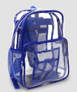 See Thru Clear Bag Large Backpack School Bag CW216