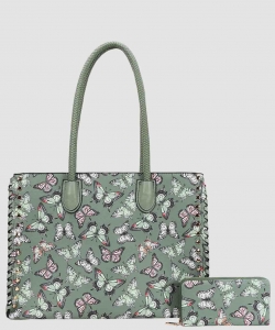 Fluttering Garden Tote & Wallet Set PDf5-6864