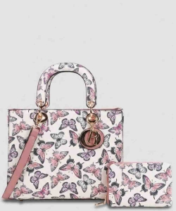 Butterfly The Tote Bag For Women With Wallet PDf5-9143