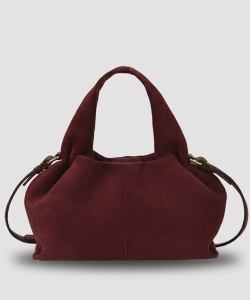 Faux Suede Satchel PEWB460
