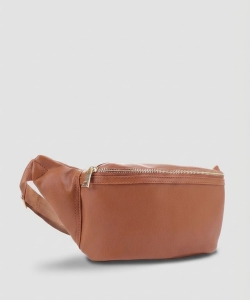 Vegan Leather Fanny Pack FC19517 BROWN