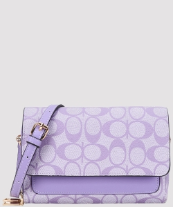 Oval Print Crossbody Bag PFT-1018