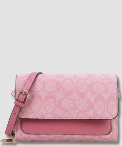 Oval Print Crossbody Bag FT-1018