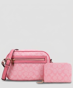 Oval Monogram Crossbody Bag With Wallet PFT-1055A