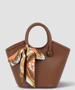 Scarf Round Top Handle Satchel PGL-0224