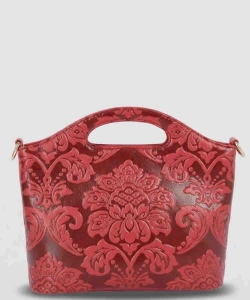 Embossed Flower Satchel PGMS-5007