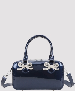 Bow Embellished Top Handle Mini Crossbody Bag PHDJ-1283