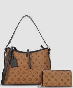 Monogram Fashion Handbag and Wallet PLY9091