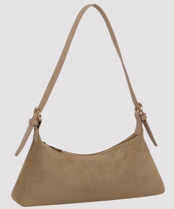 Faux Suede Shoulder Bag PME-0098