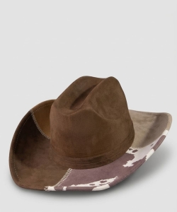 Western Color Block Cowboy Hat PMMT9875