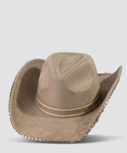 Western Studded Trim Cowboy Hat PMMT9878