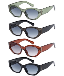 Retro-Modern Oversized Oval Sunglasses PMP7131AP