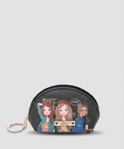 Nikky Half Moon Coin Purse Keychain NK21007 GIRLS