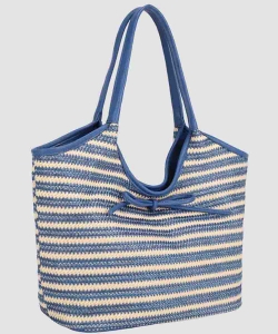 Coastal Serenity Woven Tote PNS-31719
