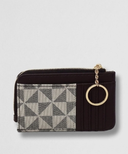 PM Monogram Card Holder Keychain Wallet PM003