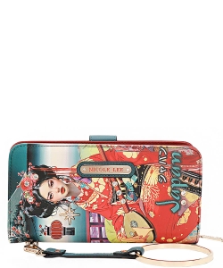 Signature Bifold Wallet Wristlet By NL PRT6700