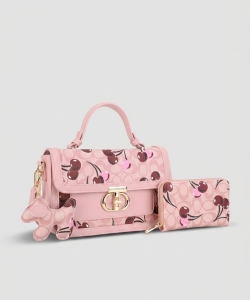 Fashion Cherry Monogram Shoulder Bag W/ Wallet PZW-20730A