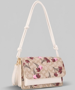 Cherry Pattern Design Shoulder Bag PZW-20762