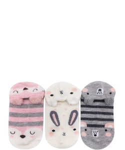 Pack of 3 Color Set Cat Dog Socks SO320055