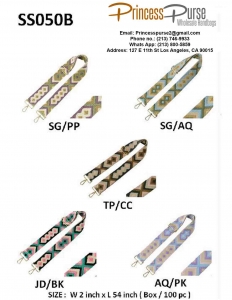 Wide Aztec Tribal Pattern Guitar Strap SS050B