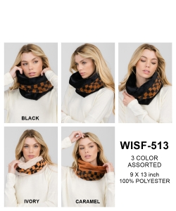 1 Dozen Assorted Color Infinity Scarf  WISF-513