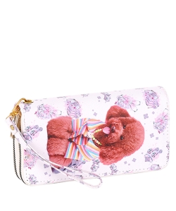 Print Long Wallet With Strap WL-847