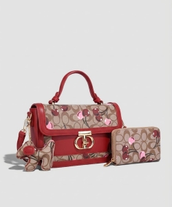 Fashion Cherry Monogram Shoulder Bag W/ Wallet ZW-20730A