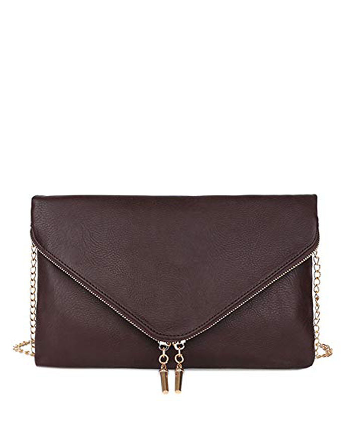 Large Clutch Design Faux Leather Classic Style WU024